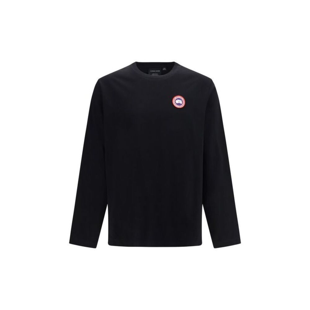Canada Goose Black Cotton Men's Sportswear